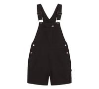 Salopette corta da donna Dickies in tela nera Taglia 2XS