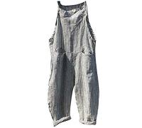 Salopette Donna Estiva In Lino Casual Big Pants Moda Donna Jumpsuit Monopezzi Ragazza Stampate Taglie Forti Con Spalline Tinta Unita Con Tasche Senza Maniche Vintage Pantaloni Tuta Donna