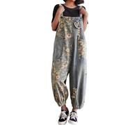 Salopette Donna Jeans Premaman Donna Jumpsuit Taglie Comode Eleganti Tuta Denim Pantaloni Corta Gonna Balloon Flare Neve Wide Leg Lavoro Invernale Xxl Blu Intera Elegante Lunga In Pizzo Da Velluto