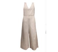 Salopette In Canapa Khaki Donna Con Scollo A V 420 NWT
