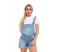 Salopette In Denim Stretch Per Donne E Ragazze Abito Corto 8 10 12 14 16