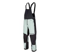 Klim Tomahawk Pantaloni con bretelle da motoslitta, nero-grigio, taglia L
