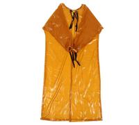 Salopette Resistente All'usura, Maniche Lunghe | PVC Trasparente, Polsini Elastici, Copertura Completa, per Lavoratori in Fabbriche Alimentari e Allevamento