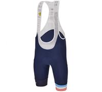 Salopette Santini Le Maillot Jaune Mont Ventoux blu navy bianco perlaceo - XXL