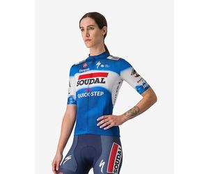 Salopette Soudal Quick-Step 2024 Competizione blu donna - XS