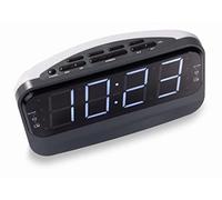 Salora CR616 Sveglia Digital Alarm Clock Nero, Grigio, Bianco