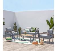 Salottino 4 Posti Lagos Antracite