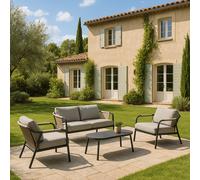 Salotto Con Cuscini Miravet Anytracite Khaki