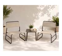 Salotto da giardino Garden Friend Cannes acciaio marrone 2 posti Marrone