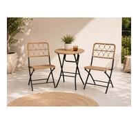Salotto da giardino Garden Friend Maui polyrattan naturale 2 posti
