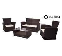 Salotto da giardino in polirattan mod.Aurora