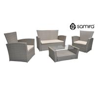 Salotto da giardino in polirattan mod.Aurora