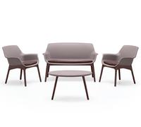 Salotto Divano Set Luxor Da Giardino Esterno Interno In Polipropilene Design