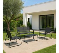 Salotto Gonzalo Set 4pz Antracite