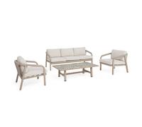 Salotto Kalimera Timber Set 4 Pezzi Outdoor Bizzotto