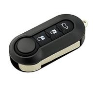 SALPIE Custodia Guscio Portachiavi Cover per Chiavi Auto con 3 Tasti Compatibile con i modelli di Macchina Fiat Grande Punto, Evo, Panda, Bravo, Stilo, 500 L e Lancia Y, Delta Musa