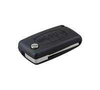 SALPIE Guscio scocca chiave auto di ricambio compatibile con Citroën: C2 dal 2006-2010 C3 2006 Berlingo 2008 Peugeot: 407 dal 2004-2008 (VANO BATTERIA 3 TASTI, GUSCIO)