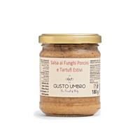 SALSA ai FUNGHI PORCINI e TARTUFI ESTIVI 180gr Porcini TARTUFO NERO ESTIVO Salse
