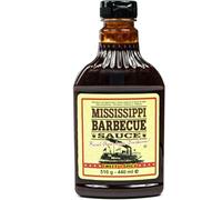 Salsa Barbecue Mississippi - Salsa barbecue dolce e piccante, perfetta per grigliare e intingere con un audace sapore del sud - Compatibile Mississippi - 510 g