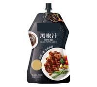 Salsa Classica Al Pepe Nero 230g - Salsa Multiuso In Stile Occidentale, Adatta for Bistecche, Pasta, Stufati E Altro Ancora(2bag)