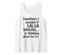 Salsa Danza Per Ballerini Latini Divertente Dance Matching Gear Canotta