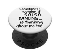 Salsa Danza Per Ballerini Latini Divertente Dance Matching Gear PopSockets PopGrip Adesivo