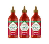 Salsa di Condimento TABASCO, Confezione da 3 Bottiglie Squeeze, 3 x 256ml, Volume Totale 768ml, 17.5x6x18.5cm (Sriracha)