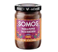 Salsa Di Tomatillo Arrosto E Pasilla 12 Oz (Confezione Da 6) Di Somos