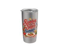 Salsa Domenicale Estate Italiana Bicchiere termico in acciaio inox doppia parete