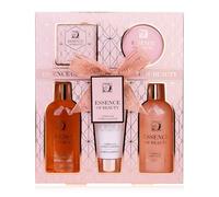 Salsa - ESSENCE OF BEAUTY - Set da doccia per donne con gel doccia, bagnoschiuma, lozione per il corpo, esfoliante e sali da bagno, set da bagno come lussuosa idea regalo per le signore Profumo