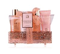 Salsa - ESSENCE OF BEAUTY - Set da doccia per donne in cesto decorativo con gel doccia, bagnoschiuma, lozione per il corpo e peeling, set da bagno come lussuosa idea regalo per le signore Profumo