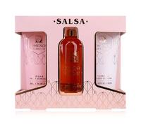 Salsa - ESSENCE OF BEAUTY - Set doccia da donna in confezione regalo con gel doccia, lozione per il corpo e scrub per il corpo, set da bagno come lussuosa idea regalo per le signore Profumo: vaniglia