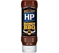 Salsa per barbecue HP Honey Woodsmoke, 465 g, deliziosamente dolce e piccante, Confezione da 4