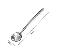 salsa piatto acciaio 316L premium tondo lungo 16 cm
