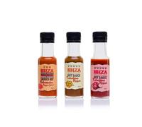 Salsa piccante. 3 salse piccanti di IBIZA. 1) Salsa piccante Habanero affumicato. 2) Salsa gialla Carolina Reaper. 3) Salsa rossa Carolina Reaper. Salse Piccanti Confezione perfetta per le tue ricette