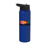 Salsa piccante su tutto Stainless Steel Insulated Water Bottle