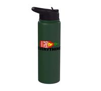 Salsa piccante su tutto Stainless Steel Insulated Water Bottle