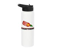 Salsa piccante su tutto Stainless Steel Insulated Water Bottle