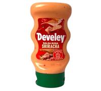 Salsa Rosa Sriracha Develey Bottiglia Squeeze Bottiglia Pet da 250 ml