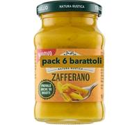 Salsa Rustica Zafferano, Pack 6 Barattoli da 185 gr Scad 2028