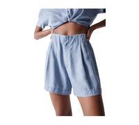 Salsa - Shorts in Denim Leggero con Vita Alta - - Shorts - Donna - Blu - S