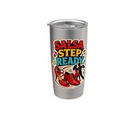SALSA STEP READY Danza Passi Ritmo Bicchiere termico in acciaio inox doppia parete