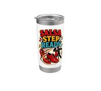 SALSA STEP READY Danza Passi Ritmo Bicchiere termico in acciaio inox doppia parete