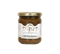 Salsa Tartufata Bianca 180 Gr - Tartufo - Salsa di Funghi Champignon e Pregiato Tartufo Bianco "Tuber Magnatum Pico" - 100% Made in Italy, Eccellenza Culinaria Italiana