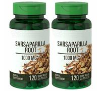 Salsapariglia Radice 1000mg 2X120 Tappi No-Ogm Smilax Officinalis senza Glutine