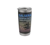 Salsera Salsa Queens Amanti della danza della salsa Bicchiere termico in acciaio inox doppia parete
