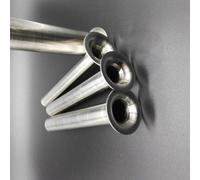 Salsiccia Imbuto Kit Clistere Strumento Riempimento Argento 4pcs Set Cibo