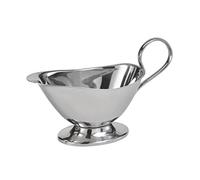 Salsiera APS, acciaio inossidabile di alta qualità, cena di Natale, arrosto/salsa da dessert, stoviglie 22 x 10,5 cm, H: 13,5 cm, acciaio inossidabile 18/8, capacità: 0,40 litri
