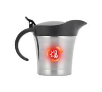 Salsiera con coperchio, pentola a doppio strato da 450 ml, da portata con coperchio, per buffet, insalata, matrimoni, riunioni, feste, cucina, catering, hotel