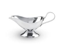 Salsiera con Manico e Beccuccio, Piatto da Portata per Salsiera in Acciaio Inossidabile con Manico per Condimenti per Insalata Brodo per Creme (3 una volta)